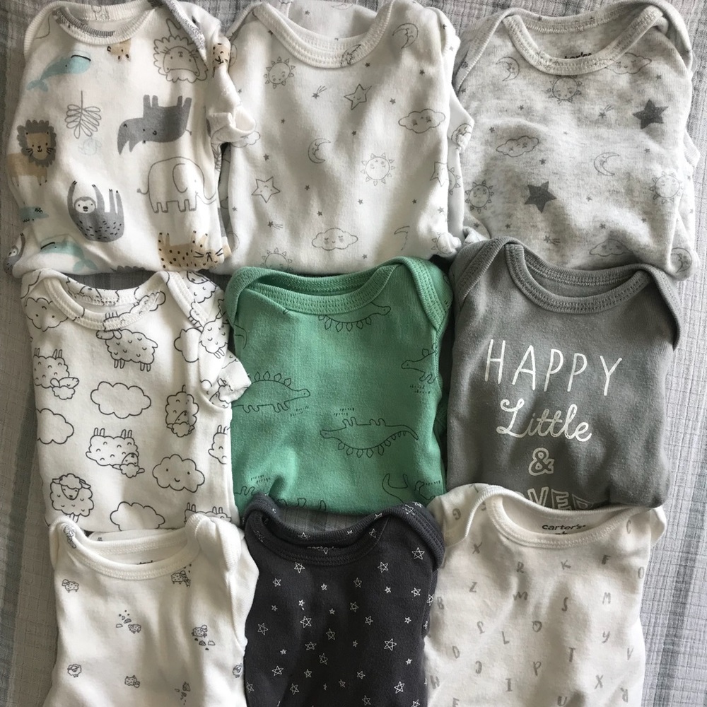 Lot of gender neutral onesies